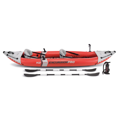 INTEX Excursion Pro K2 Inflatable Tandem Kayak Set