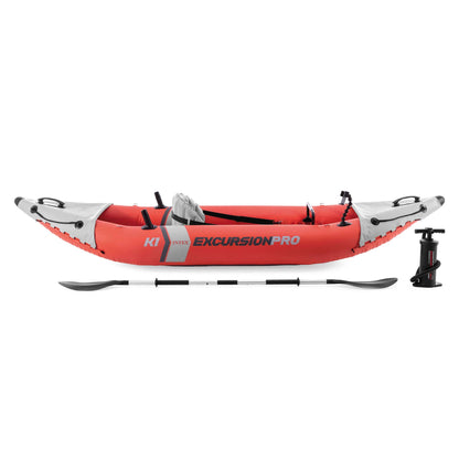 INTEX Excursion Pro K1 Inflatable Solo Kayak Set