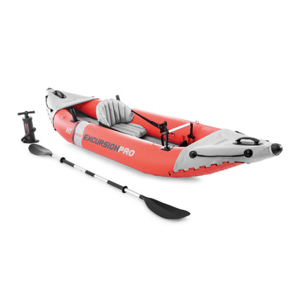 INTEX Excursion Pro K1 Inflatable Solo Kayak Set