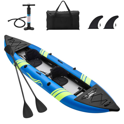 WETURE 2-Person Inflatable Fishing Kayak with Luminous Strips