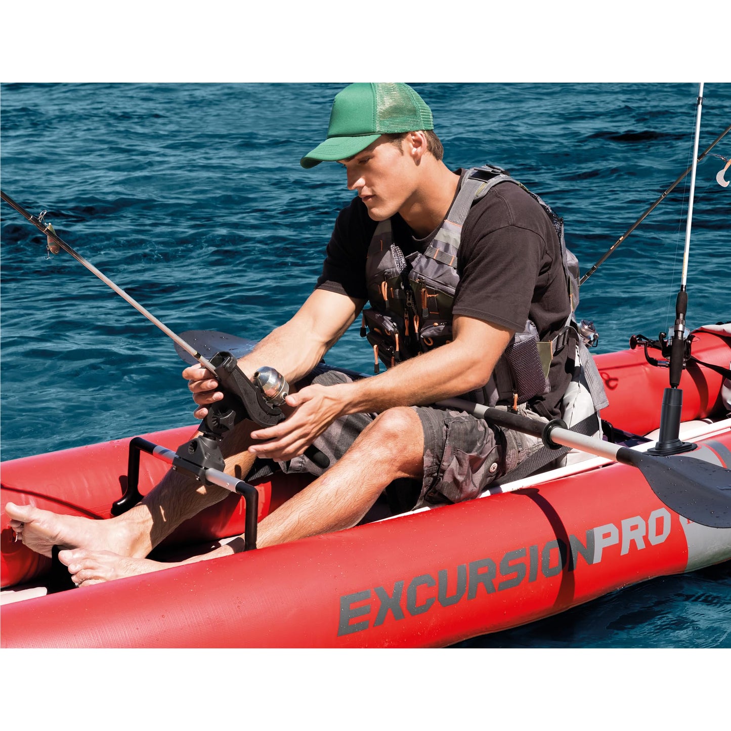 INTEX Excursion Pro K2 Inflatable Tandem Kayak Set