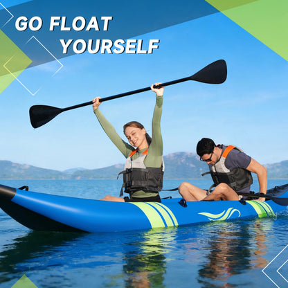 WETURE 2-Person Inflatable Fishing Kayak with Luminous Strips